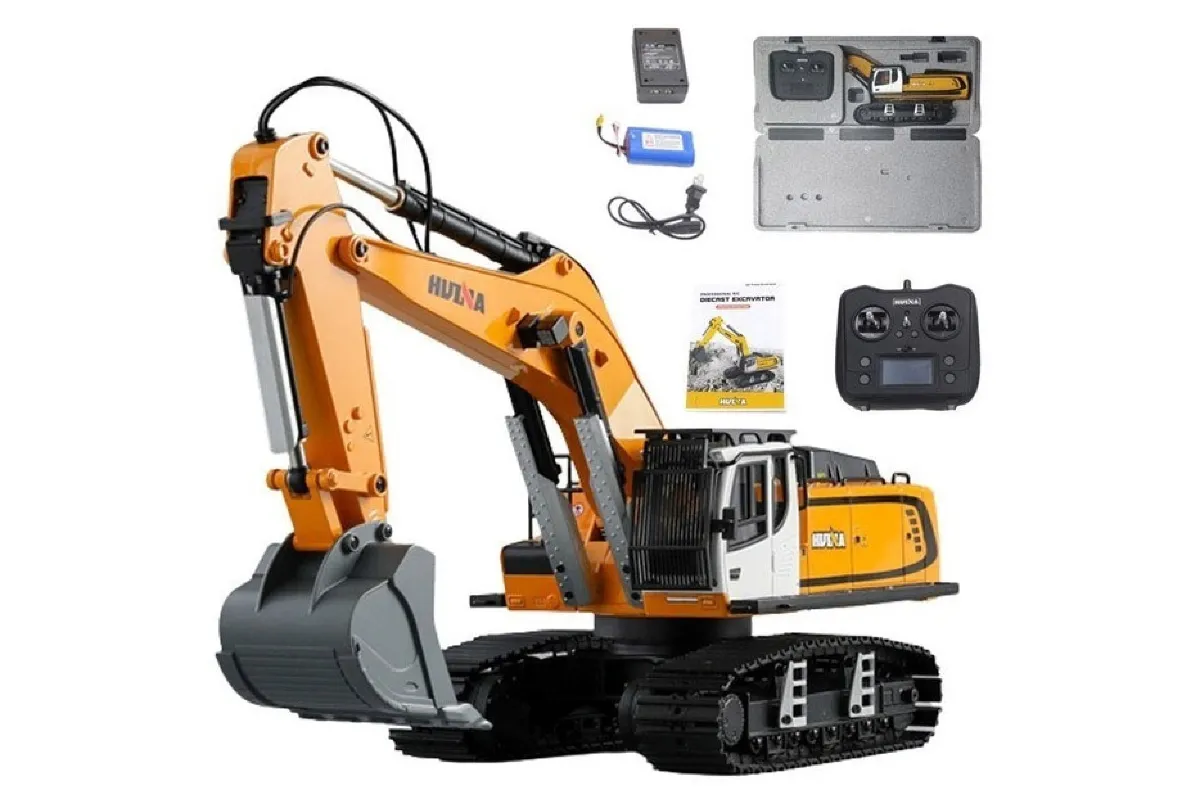 Huina 1 14 All Alloy Electric RTR RC Excavator 1599