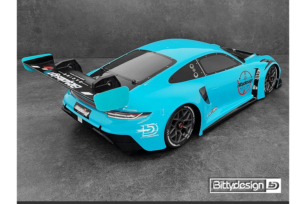 Bittydesign 1/7 P-GT3R Unpainted Body Shell - Clear | BDAR7-PGT3R