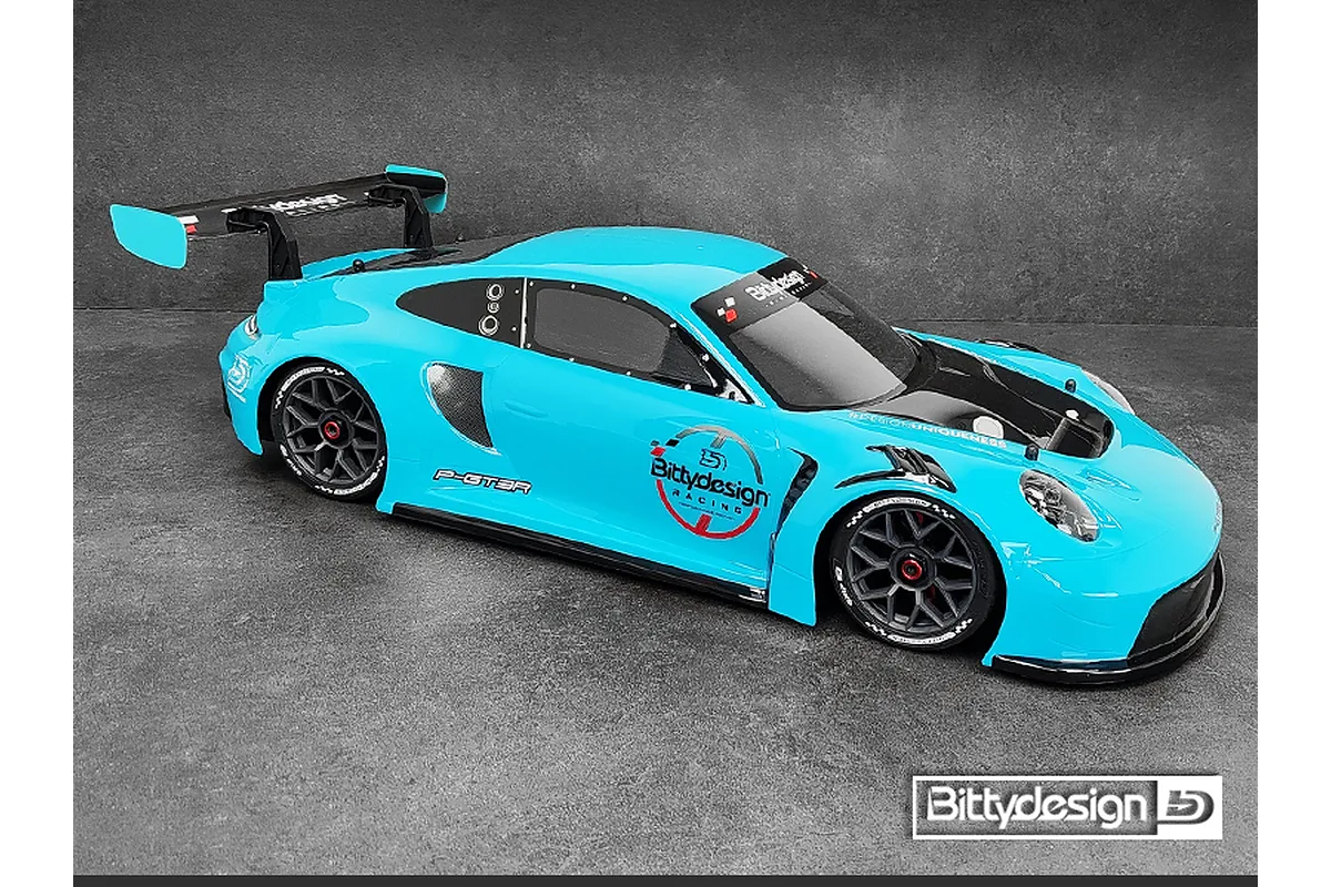 Bittydesign 1/7 P-GT3R Unpainted Body Shell - Clear | BDAR7-PGT3R