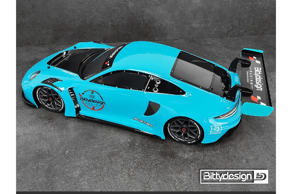 Bittydesign 1/7 P-GT3R Unpainted Body Shell - Clear | BDAR7-PGT3R