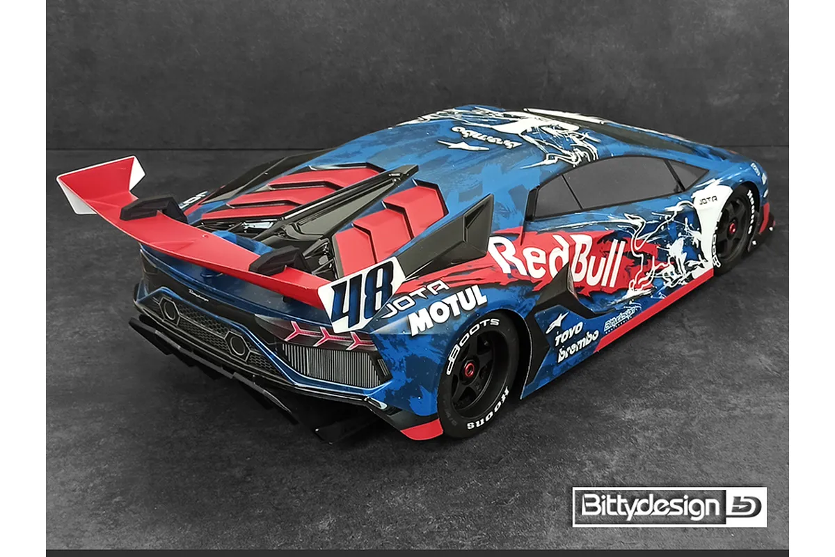 Bittydesign 1/7 Jota Unpainted Body Shell w/ Decals | BDGT7-JTA