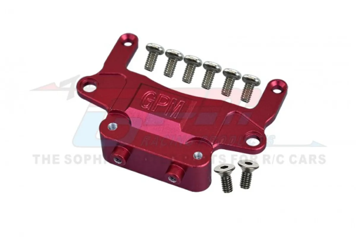 GPM Red Aluminium Rear Lower Gearbox Mount | MZA013N-R