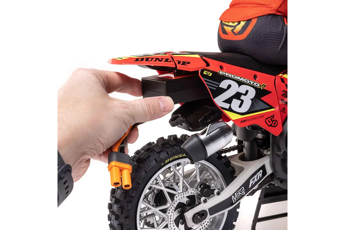 Plaque De Protection Châssis Pour Moto RC LOSI 1/4 Promoto-MX - Acier Inoxydable, Anti-rayures, Installation Facile