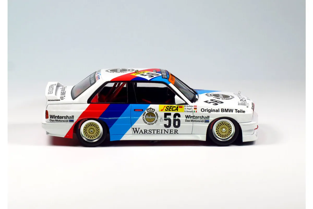 NuNu 1/24 BMW M3 E30 ('88 SPA 24 Hours Winner) Scaled Plastic Model Kit ...