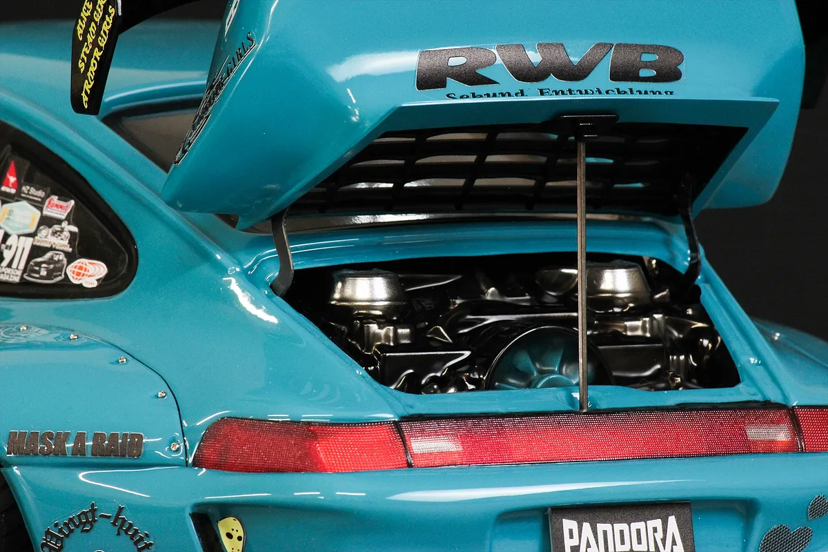 Shell Rwb 993 Pandora RC 1/10 Porsche 993 RWB (RAUH-Welt BEGRIFF) Unpainted Body ...