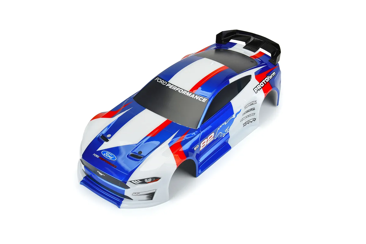 Protoform 1/8 2021 Ford Mustang Body Shell - Blue | 1582-13