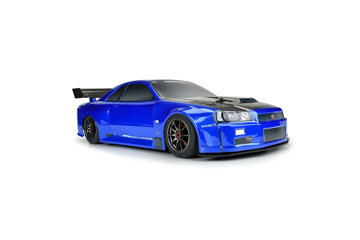 Protoform 1/7 Nissan Skyline GT-R R34 Body Shell - Bayside Blue | 1584-13