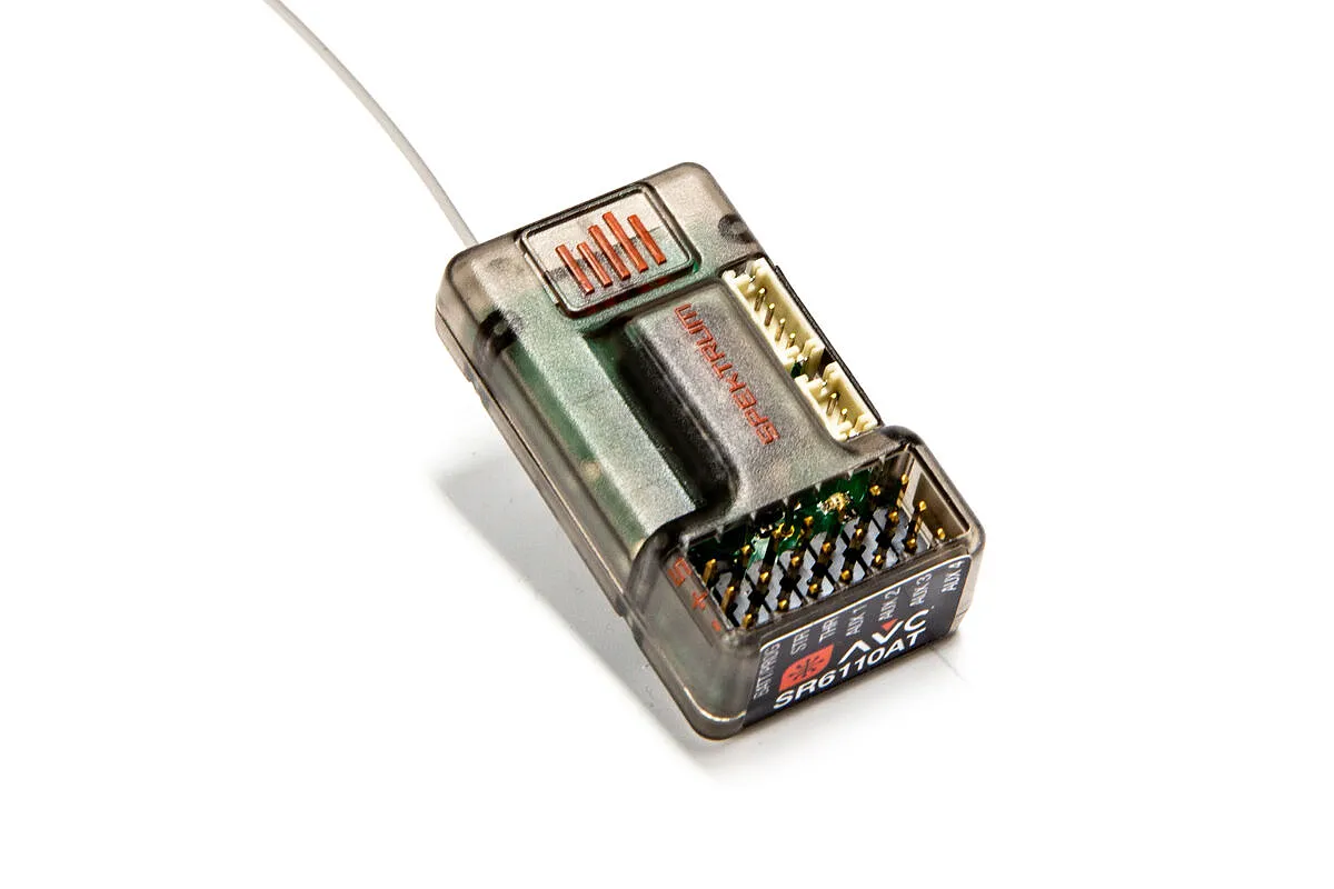 Spektrum SR6110AT 2.4Ghz 6Ch AVC Telemetry Receiver SPMSR6110AT