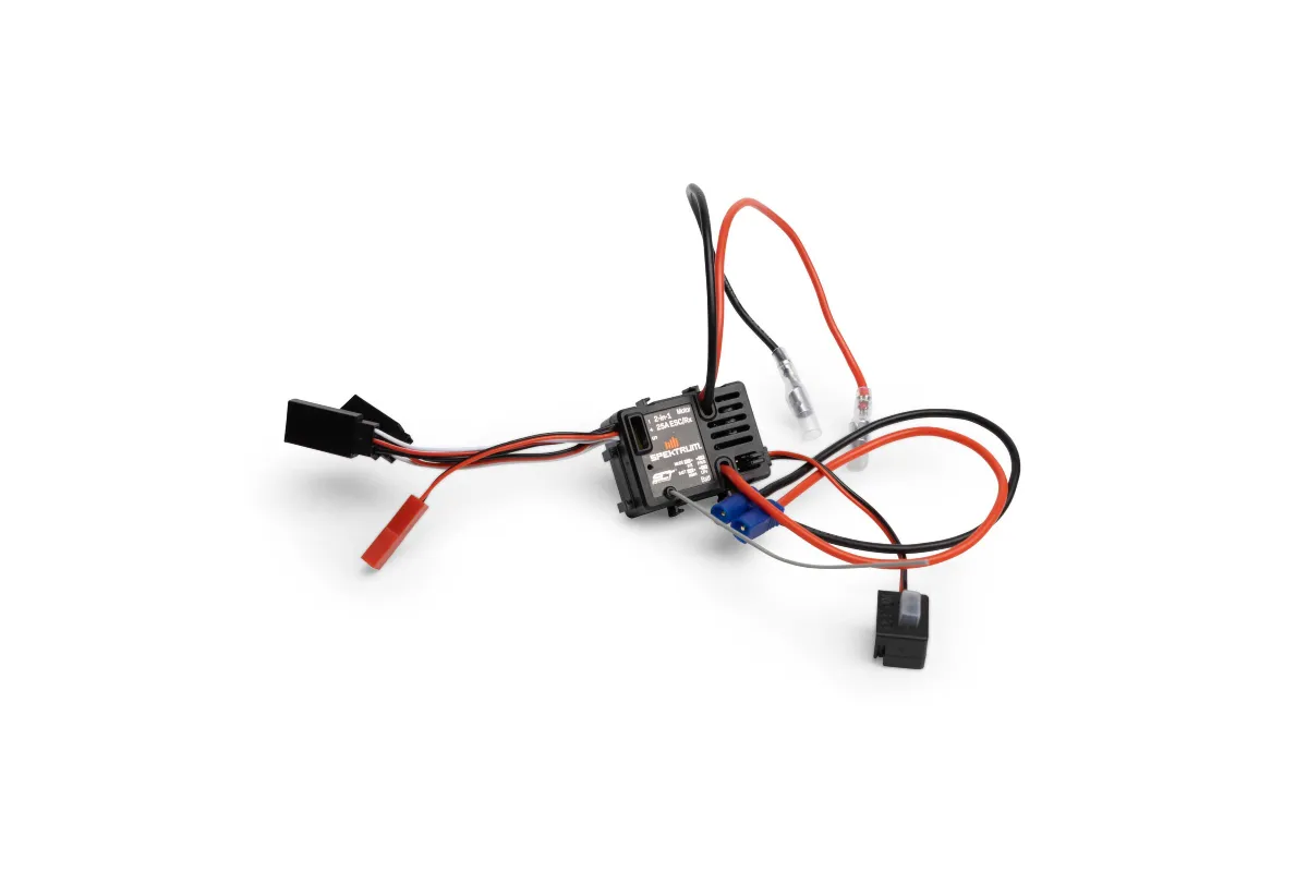 Spektrum 25A Brushed ESC & Receiver 2-in-1 Combo | SPMXSE2525RX