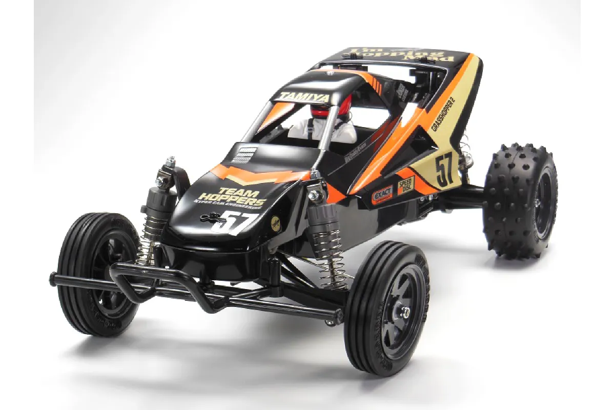 Tamiya 1/10 Grasshopper II Black Edition 2WD Electric Off Road RC Buggy Kit  | 47471