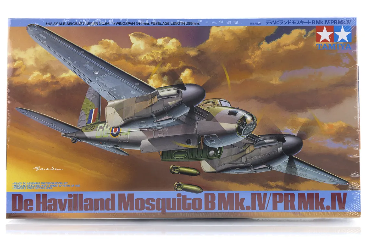 Tamiya 1/48 De Havilland Mosquito B Mk.IV/PR Mk.IV Bomber Scaled ...