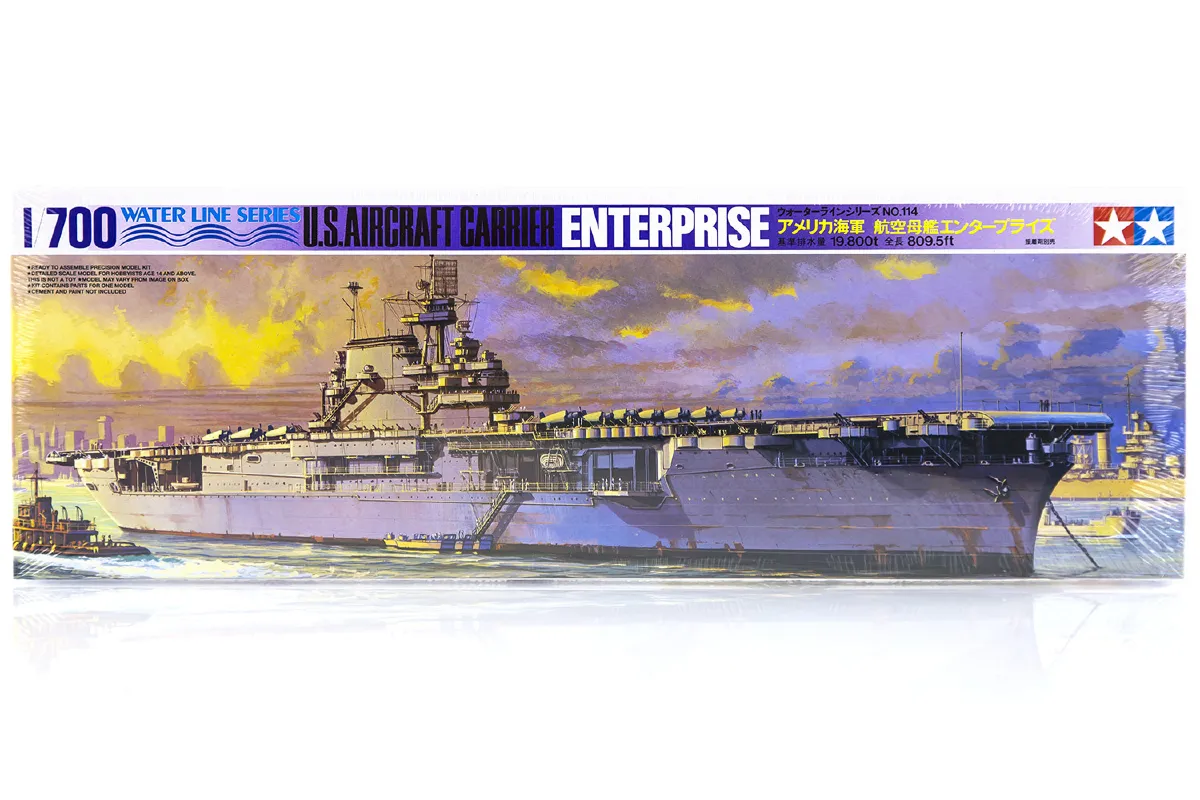 Tamiya 1/700 U.S. Enterprise Aircraft Carrier Plastic Model Kit | 77514