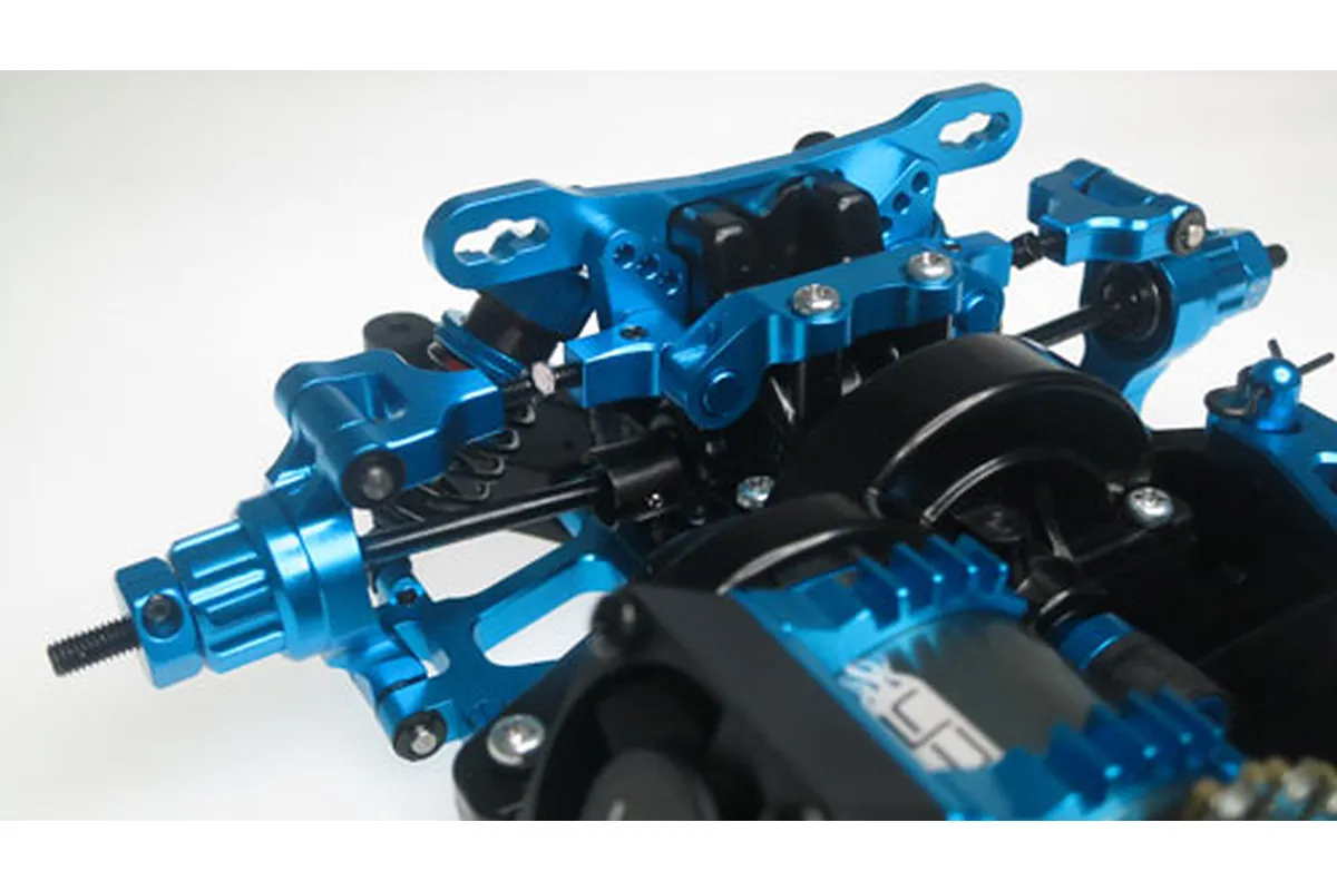 Yeah Racing Blue Aluminium Tamiya TT-02 Conversion Kit | CK-TT02BU