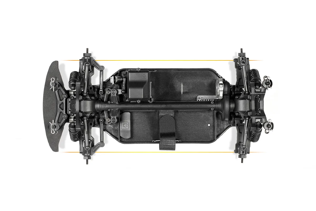 HPI RC car chassis factory brushless