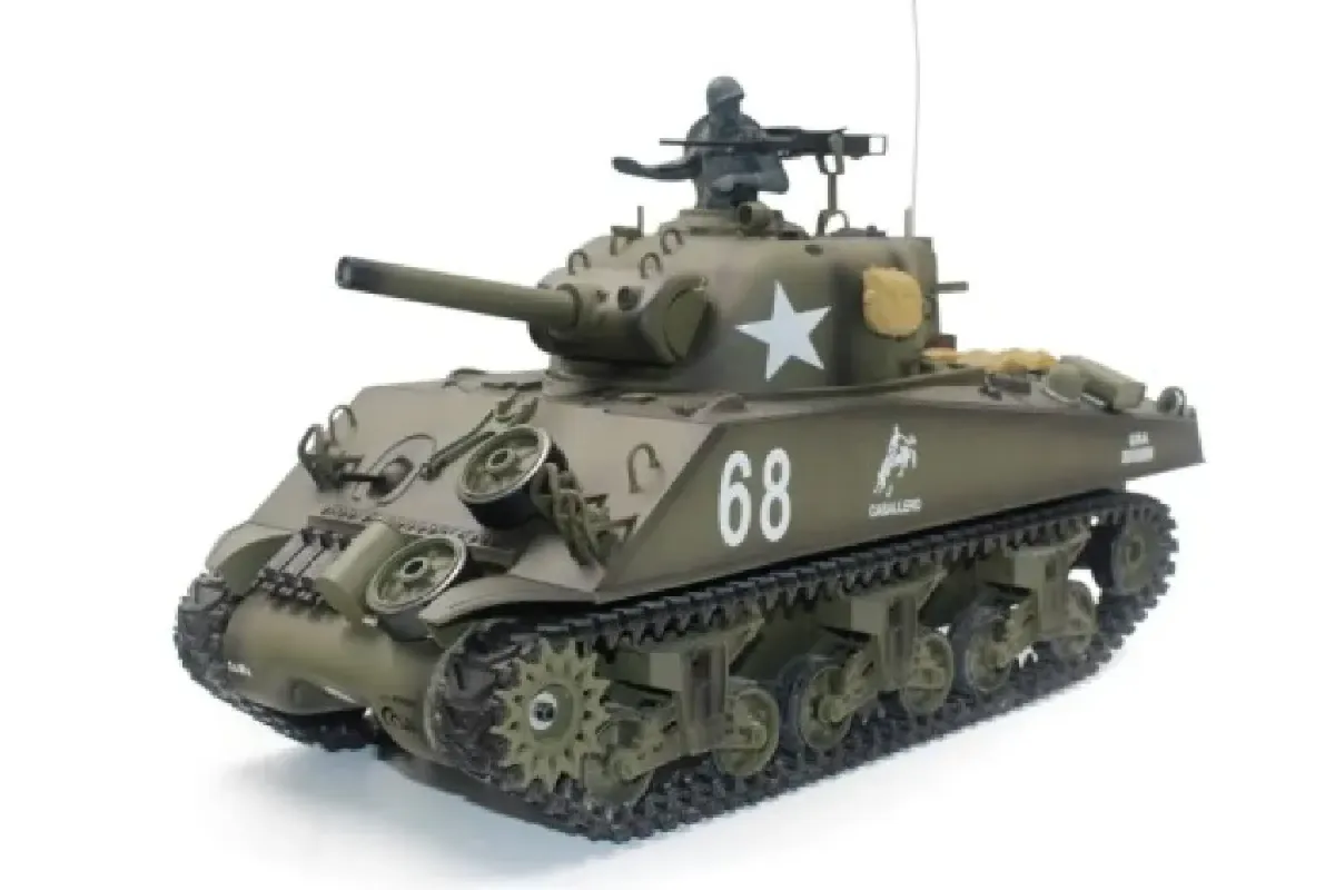 Heng Long 1/16 USA M4A3 Sherman and German Panzer IV (F2