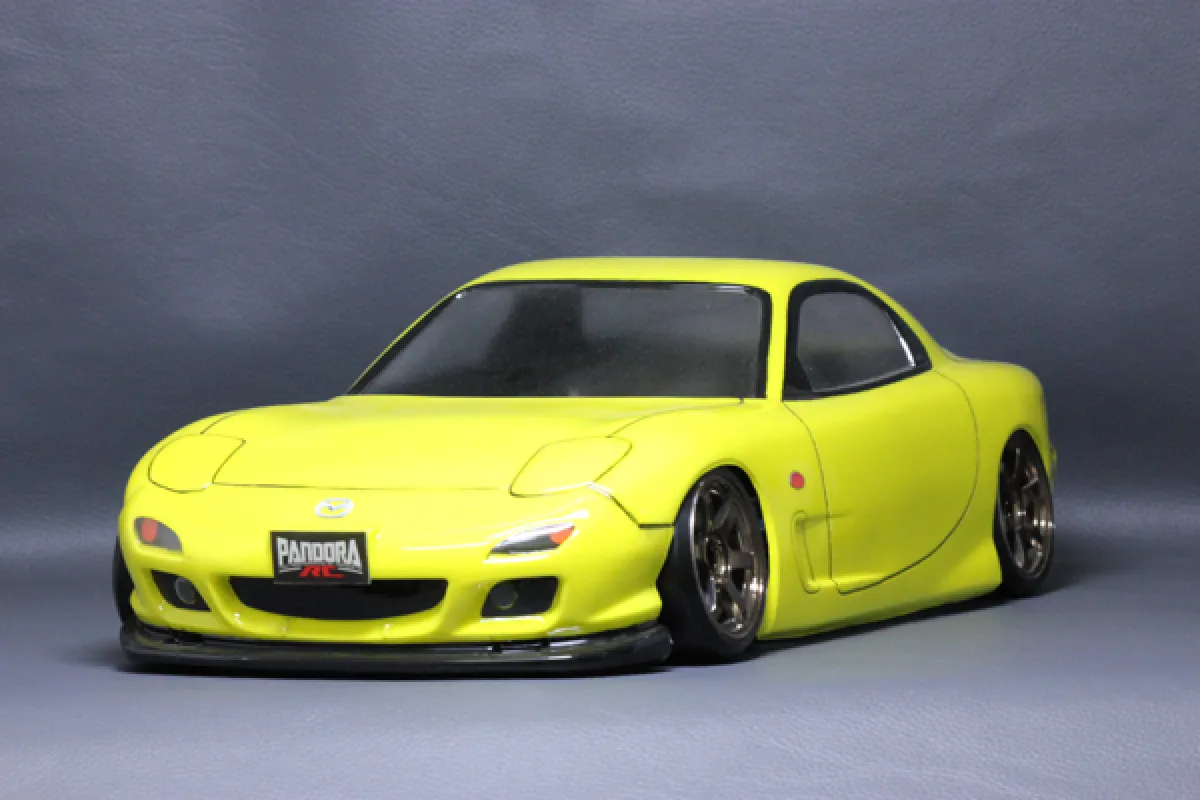 Pandora RC 1 10 Mazda RX 7 FD3S Unpainted Body Shell