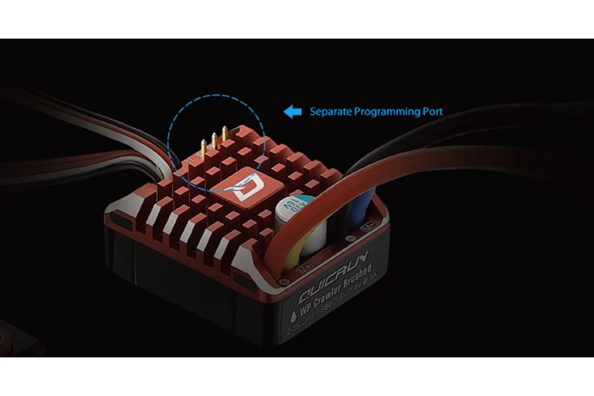 Hobbywing Quicrun 1080 Crawler 80A Waterproof Brushed ESC