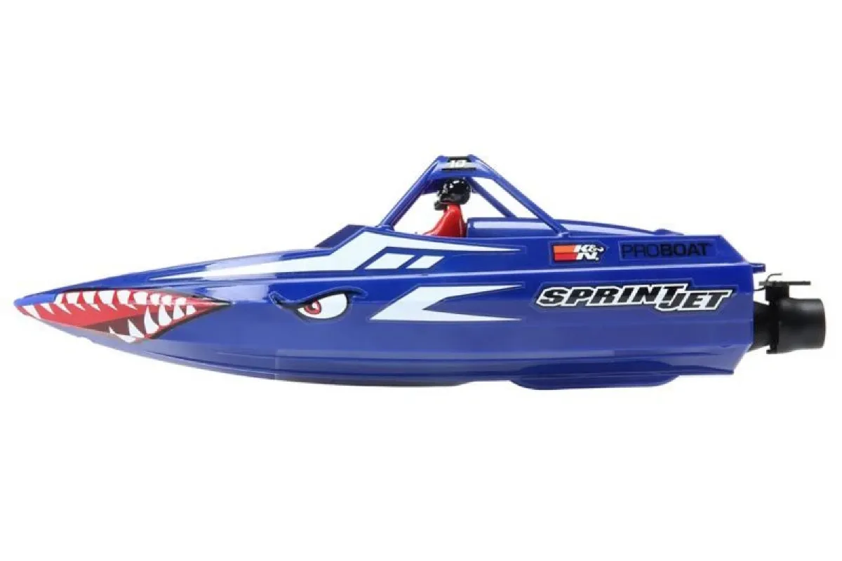 Pro Boat Sprint Jet 9 Power Electric RC Speed Boat Blue PRB08045T2