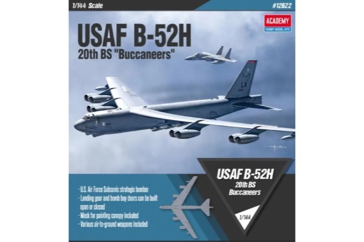 Academy 1/144 USAF B-52H 20th BS Buccaneers Bomber Scaled