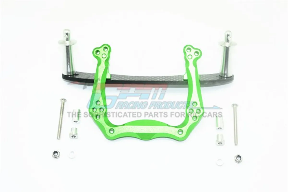 GPM Aluminium Dämpfer-Umlenkhebel eloxiert v/h rot (4 Stk.) GPM TRX 1/16 E-Revo