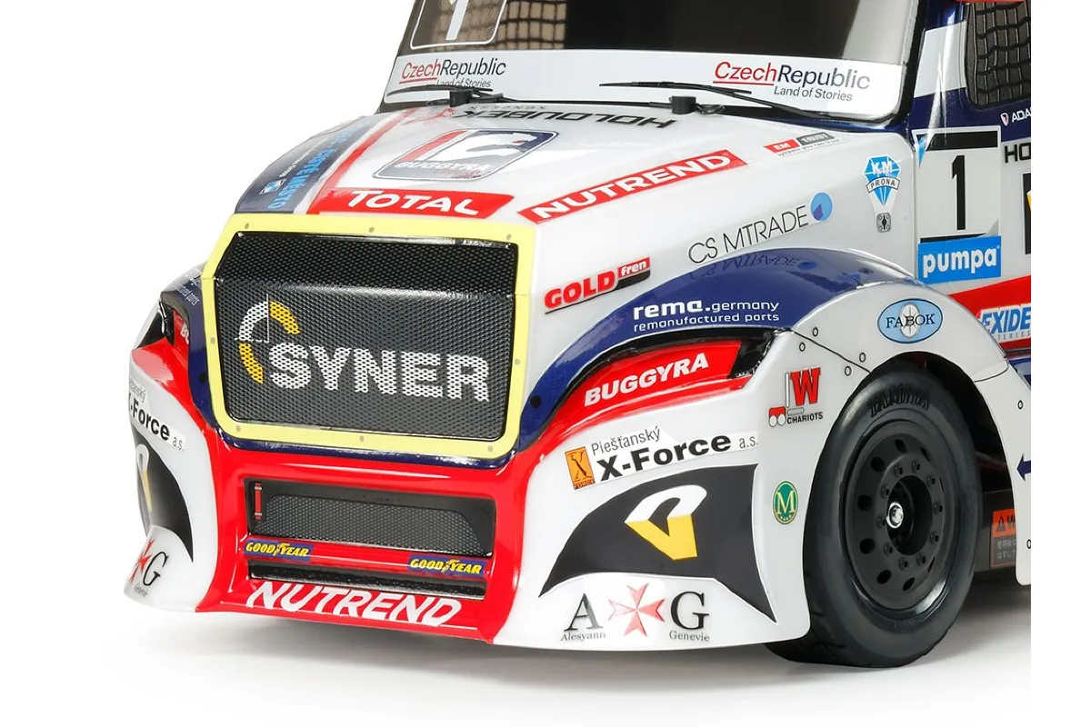 Tamiya 1 14 TT 01E Buggyra Racing Fat Fox Electric On Road RC Truck Kit w o ESC
