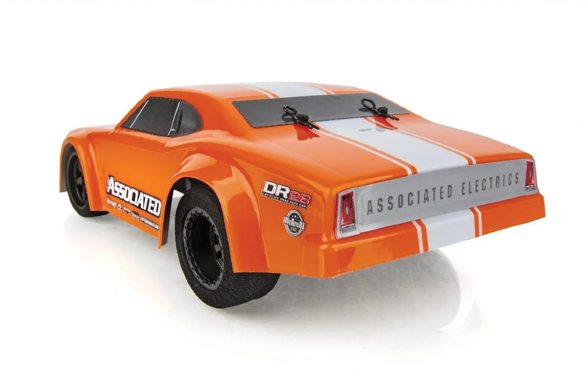 Team Associated 1 28 DR28 2WD Electric RTR RC Drag Car Orange