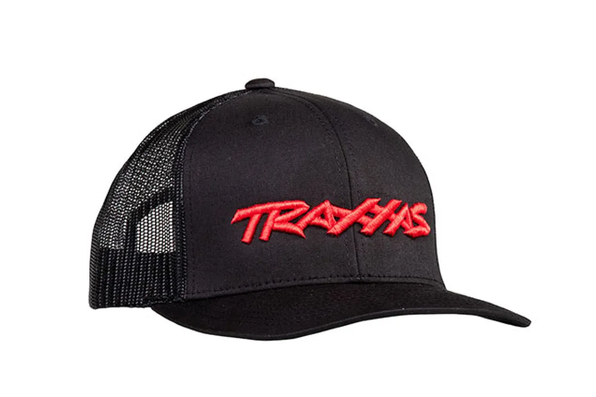 Traxxas Trucker Hat Curved Bill Red Traxxas Trucker Hat Curved Bill Red