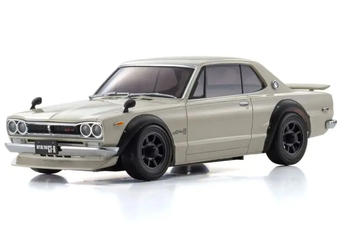 Kyosho Mini-Z Nissan Skyline 2000GT-R (KPGC10) Tuned Ver. AWD Electric RTR  RC Car - White | 32636W