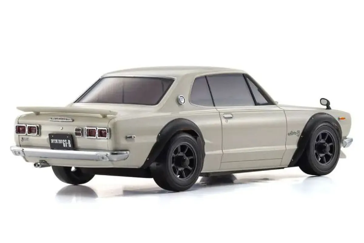 Kyosho Mini Z Nissan Skyline 2000GT R KPGC10 Tuned Ver. AWD Electric RTR RC Car White