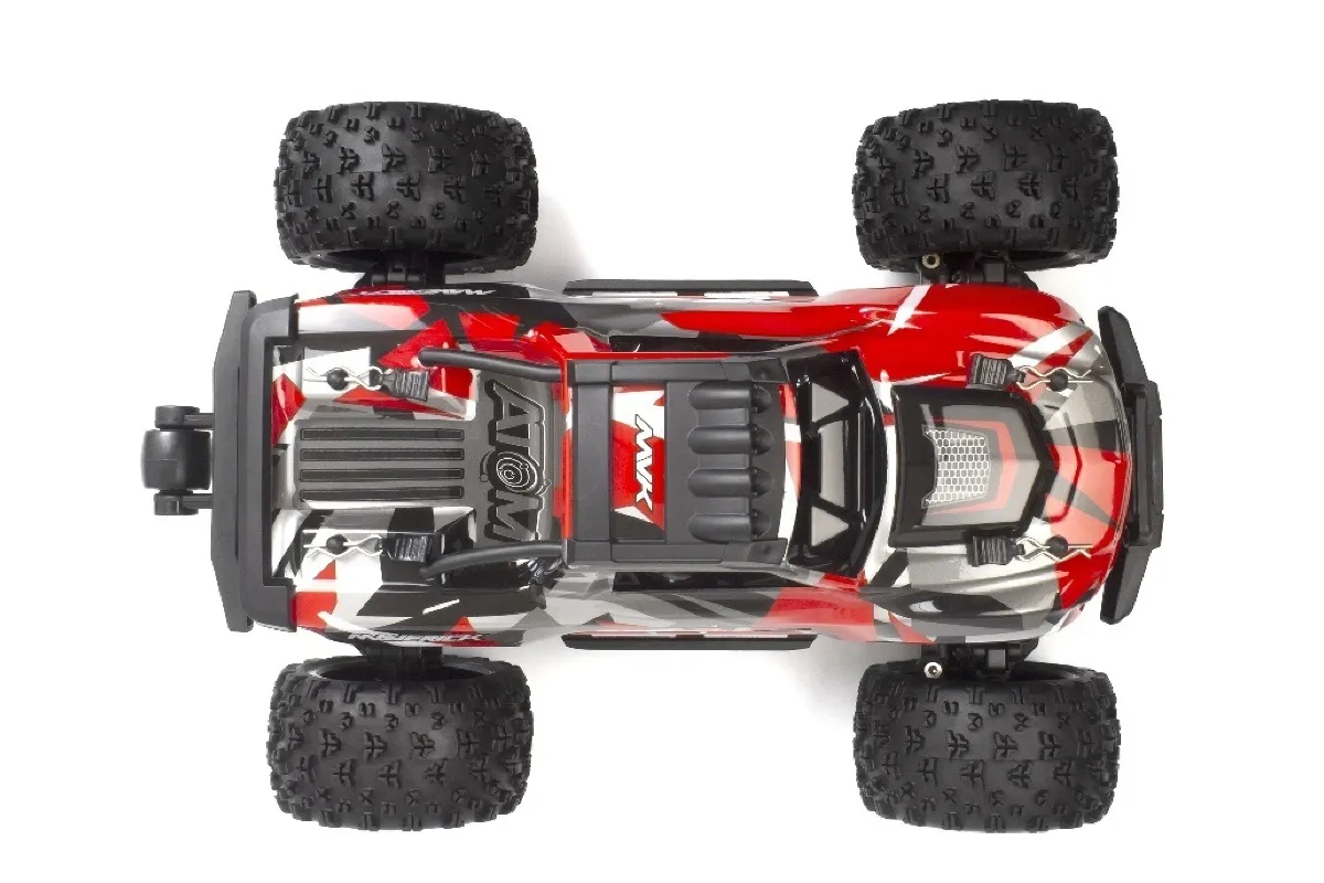 Maverick Atom RC Monster Truck Electric 4WD 1/18 Scale RTR - Red | 150501