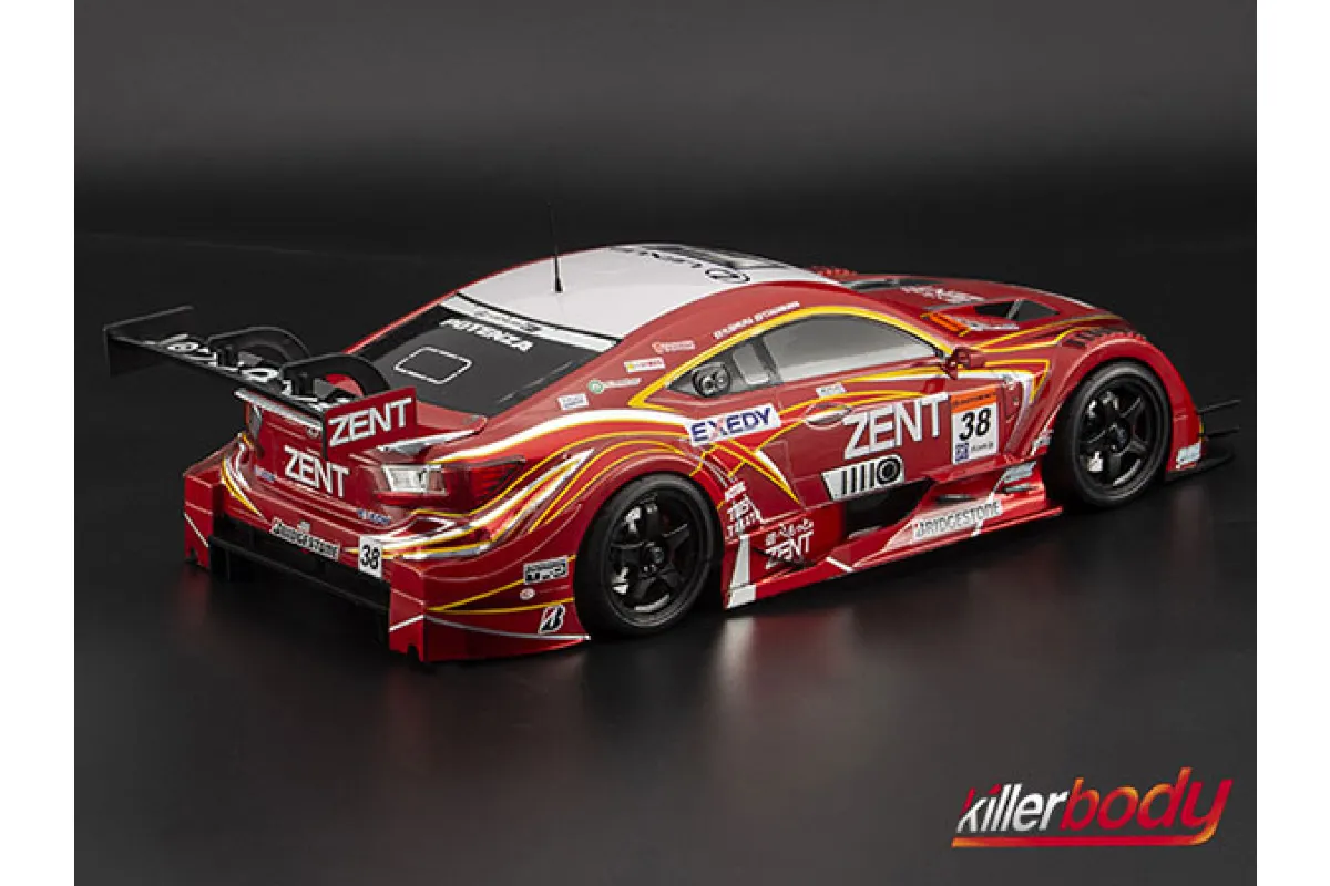 Killerbody 1/10 Zent Cerumo Lexus RC F Unpainted Body Shell Killerbody 1/10 Zent Cerumo Lexus RC F Unpainted Body Shell