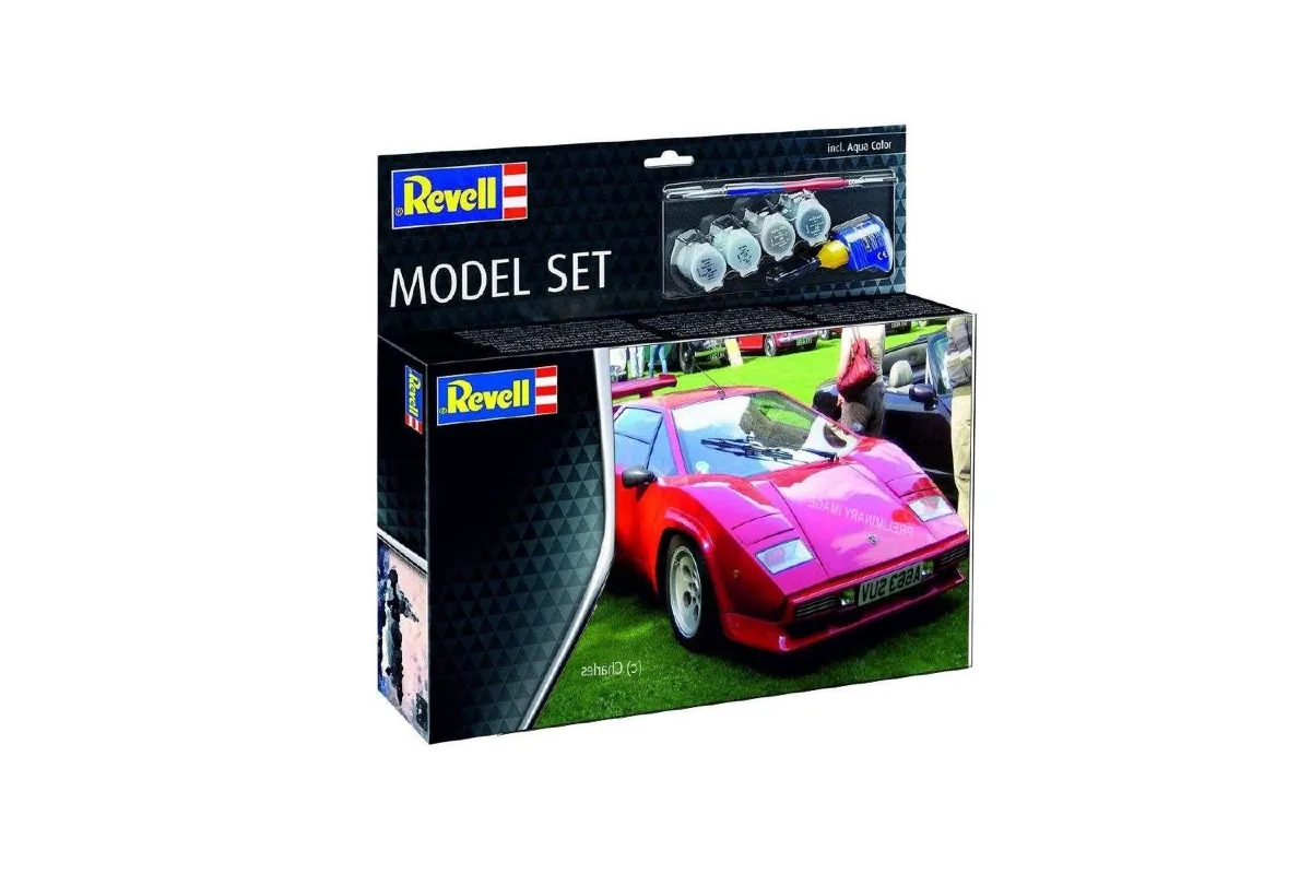 Revell 1 24 Lamborghini Countach LP500S Car Scaled Plastic Model Kit 07730