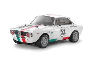 Tamiya 1/10 MB-01 Alfa Romeo Giulia Sprint 2WD Electric RC Rally Car Kit - White