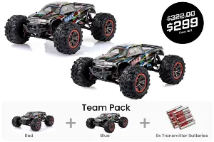 Xinlehong 9125 Sprint RC Monster Truck Team Pack