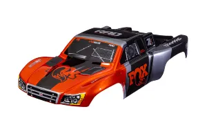 Traxxas 1/10 Fox Racing Painted Clipless Body Shell - Red and Black