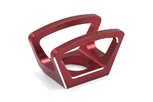 Yeah Racing Aluminium TQI Diff Lock Switch Protector - Red