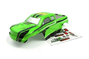 BlackZon 1/16 Slyder MT Turbo Painted Body Shell - Green/Black