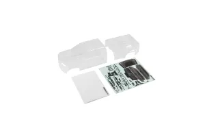 ARRMA 1/7 Big Rock Crew Cab Unpainted Body Shell - Clear