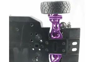 Yeah Racing Aluminium Rear Lower Suspension Arms 2Pcs - Purple