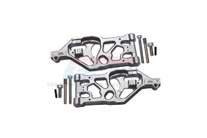 GPM Aluminium Front Lower Suspension Arms 2Pcs - Silver