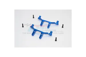 GPM Aluminium Front and Rear Body Post Mounts Set - Blue