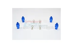GPM Aluminium Front and Rear Magnetic Body Post Set 4Pcs - Blue