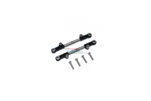 GPM Aluminium and Stainless Steel Rear Upper Adjustable Turnbuckles 2Pcs - Black
