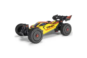 ARRMA TYPHON Mega 665 RC Buggy Electric 4WD 1/8 Scale RTR - Yellow ARRMA TYPHON Mega 665 RC Buggy Electric 4WD 1/8 Scale RTR - Yellow