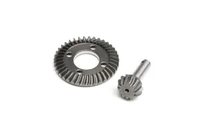 Axial 13T/38T 32dp/0.8Mod Overdrive (6.30:1) Ring and Pinion Gear Set Axial 13T/38T 32dp/0.8Mod Overdrive (6.30:1) Ring and Pinion Gear Set