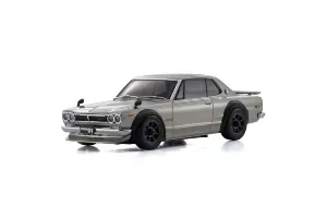 Kyosho Mini-Z MR-04 Nissan Skyline 2000GT-R (KPGC10) Tuned Ver. RC Drift Car Electric RWD RTR - Silver Kyosho Mini-Z MR-04 Nissan Skyline 2000GT-R (KPGC10) Tuned Ver. RC Drift Car Electric RWD RTR - Silver