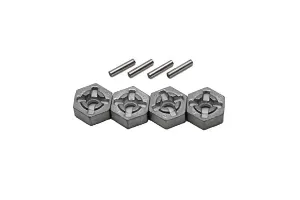 Xinlehong Sprint 9125 Metal 12mm Wheel Hexes w/ Drive Pins 4Pcs