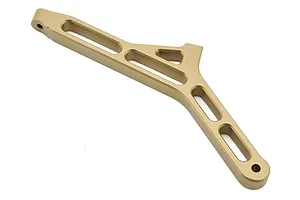 GPM Aluminium Rear Chassis Brace – Für 1/10 Axial EXO Terra Buggy, Grün