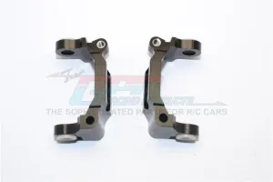 GPM Black Aluminium TT-02B Steering Hub Carriers (C-Hub) 2Pcs w/ Hardware