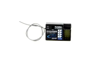 Futaba R334SBS Super Response T-FHSS/S.Bus2 2.4Ghz 4Ch Receiver w/ Telemetry Futaba R334SBS Super Response T-FHSS/S.Bus2 2.4Ghz 4Ch Receiver w/ Telemetry